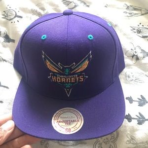 Official Charlotte hornet Mitchell and Ness hat